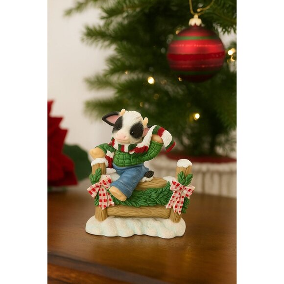 Mary's Moo Moos by Enesco—Mary Rhyner-Nadig "Hoof Yourself A Mooey Little Christ - Picture 1 of 9